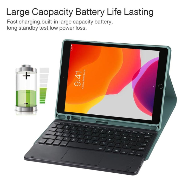 10.2 Ipad/tablet Case With Bluetooth Touch Pad Backlight