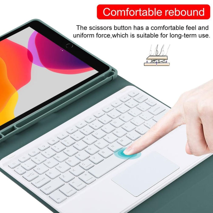 10.2 Ipad/tablet Case With Bluetooth Touch Pad Backlight