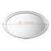2x 10-inch Round Aluminum Steel Pizza Tray Home Oven Baking