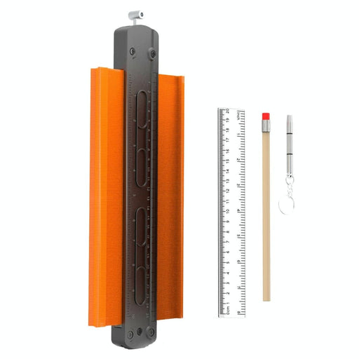 10 Inch & Straight Ruler Pencil Screwdriver Metal Profile