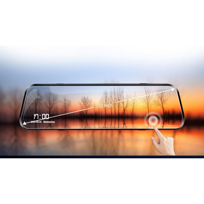 10 Inch Car Dvr Streaming Media Mirror With Dual Lens