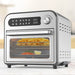 10 Litre Compact Air Fryer Oven Oil Free Cooking Silver