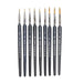 10 Mini Paint Brushes for Acrylic Oil Watercolour Art Thin