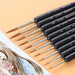 10 Mini Paint Brushes for Acrylic Oil Watercolour Art Thin
