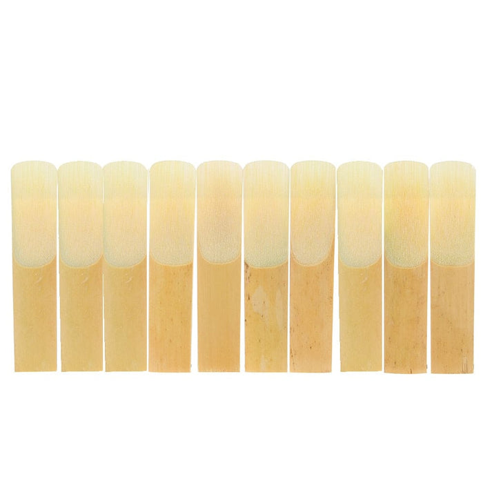 10-pack Pieces Strength 2.5 Bamboo Reeds for Eb Alto