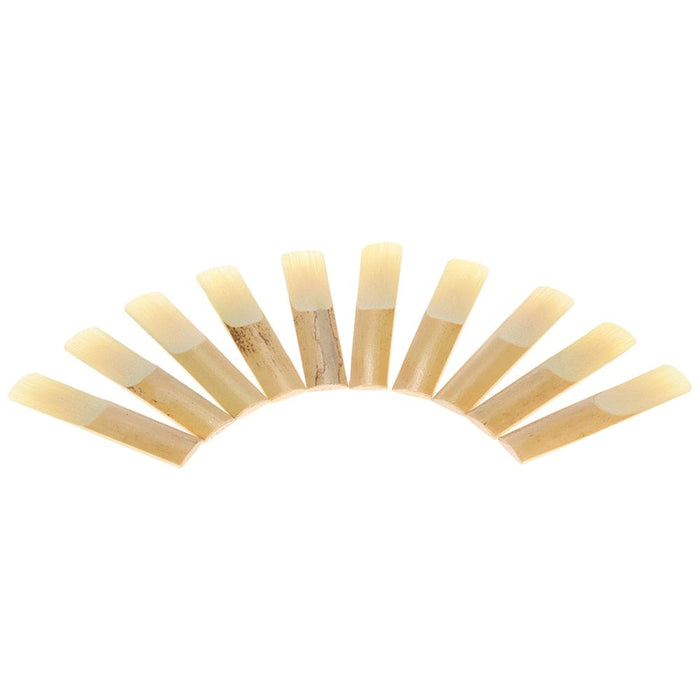 10-pack Pieces Strength 2.5 Bamboo Reeds for Eb Alto