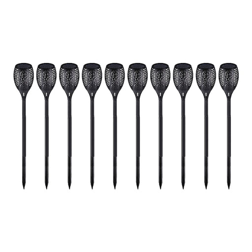 Nz Local Stock-10 Pack Solar Torch Lights 96 Led Flickering