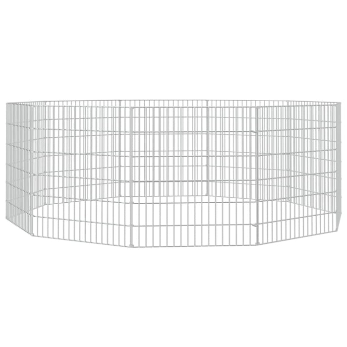 10-panel Rabbit Cage 54x60 Cm Galvanised Iron Oiopip