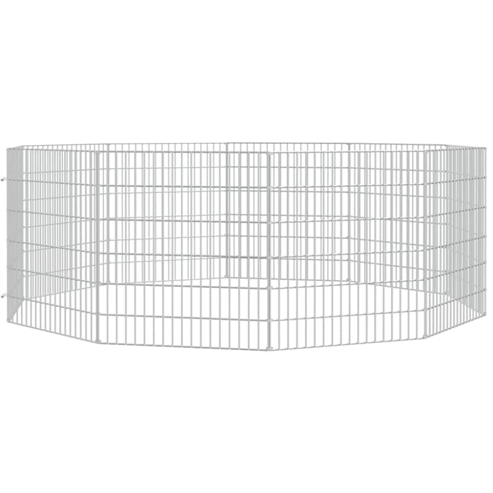 10-panel Rabbit Cage 54x60 Cm Galvanised Iron Oiopip