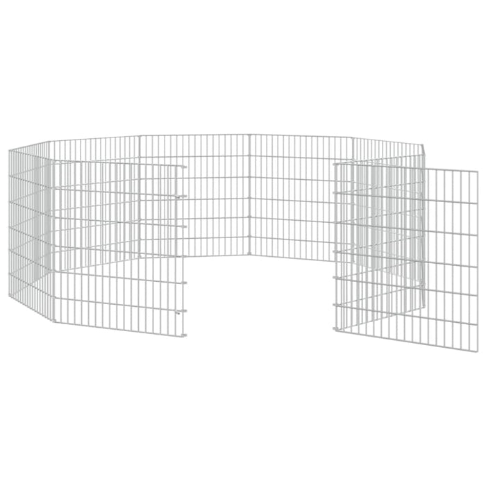 10-panel Rabbit Cage 54x60 Cm Galvanised Iron Oiopip