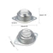 10 Piece 1 Roller Ball Transfer Caster Dual Wheel