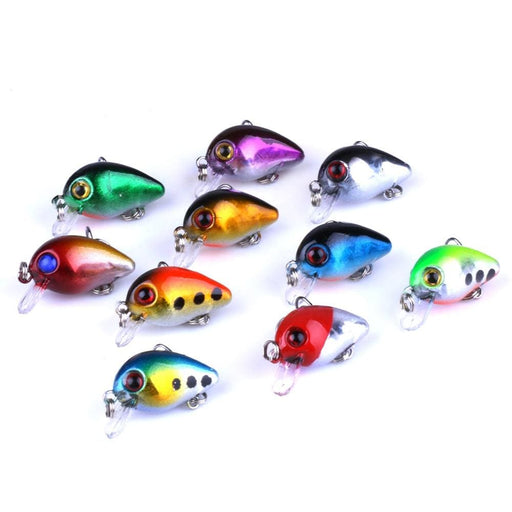 10 Piece Bionic Rock Fishing Lure Set With Box