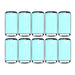 10 Pieces Front Housing Panel Adhesive Sticker