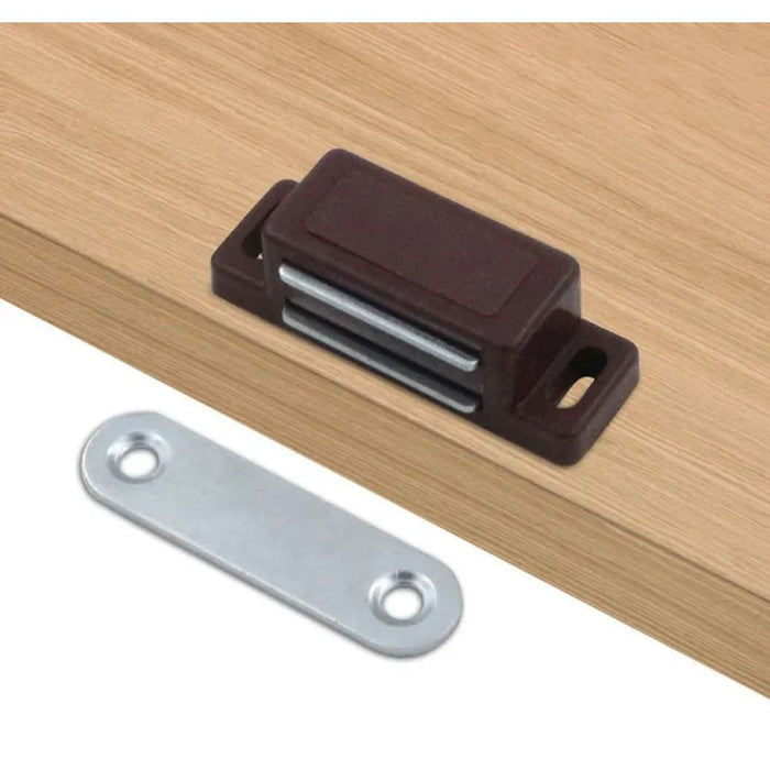 10 Pieces Magnetic Abs Black Cabinet/door Catches