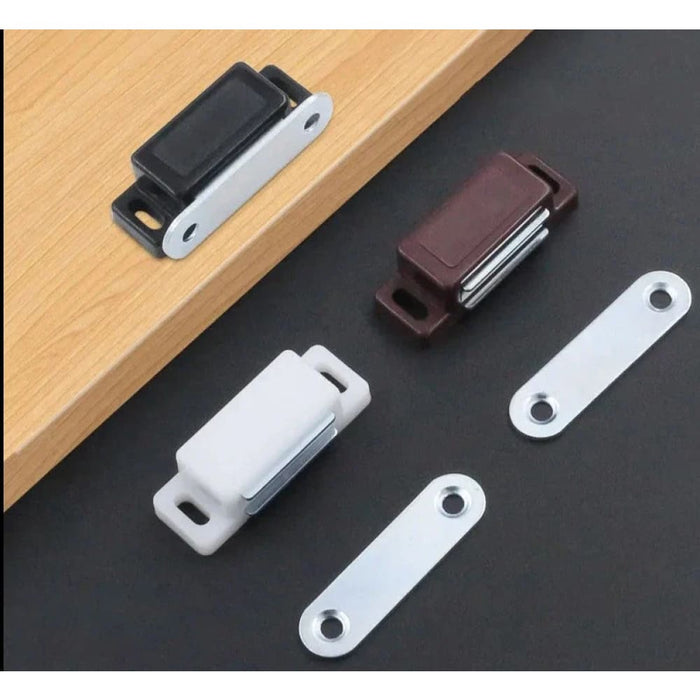 10 Pieces Magnetic Abs Black Cabinet/door Catches