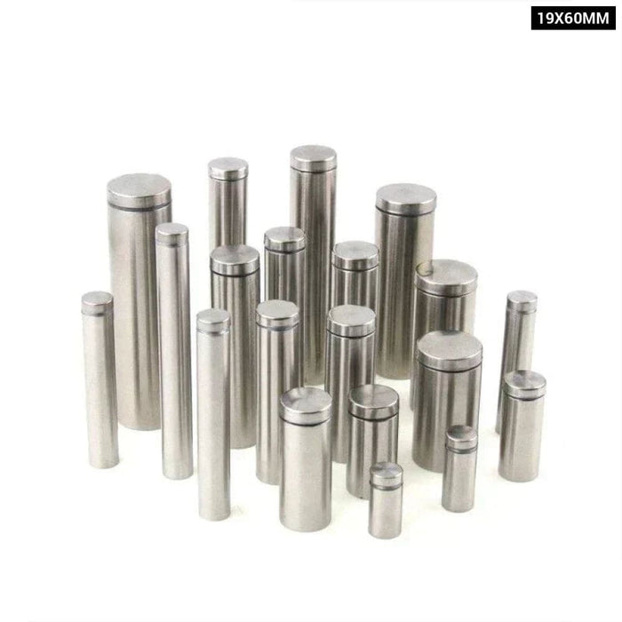 10 Stainless Steel Glass Fasteners For Advertisement