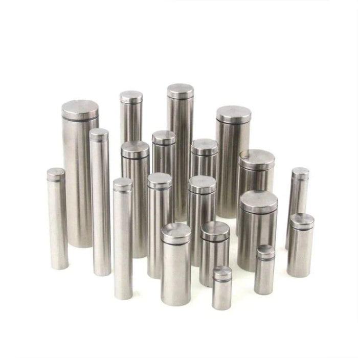 10 Stainless Steel Glass Fasteners For Advertisement