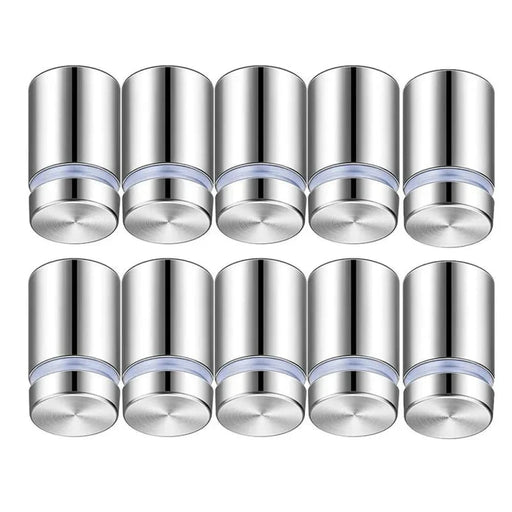 10 Stainless Steel Standoff Screws For Glass Mounting