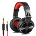 Pro 10 Wired Dj Headphones Bass Stereo Gaming Headset