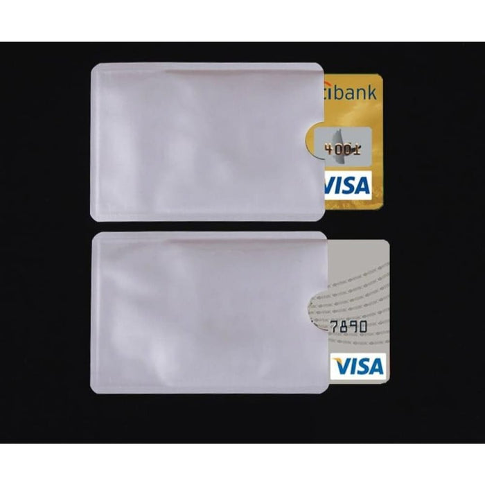 100 Aluminum Foil Rfid Blocking Card Sleeves