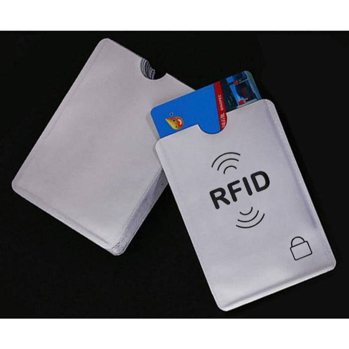 100 Aluminum Foil Rfid Blocking Card Sleeves