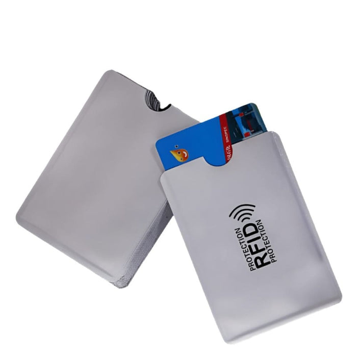100 Aluminum Foil Rfid Blocking Card Sleeves