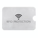 100 Aluminum Foil Rfid Blocking Card Sleeves 9.1 6.3cm