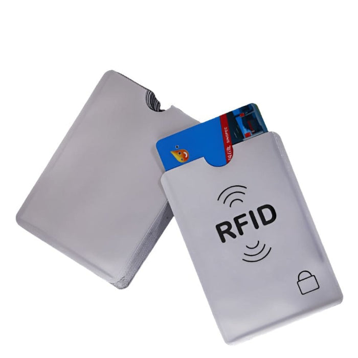 100 Aluminum Foil Rfid Blocking Card Sleeves