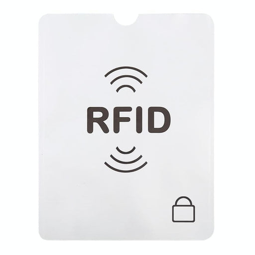100 Anti Theft Rfid Blocking Passport Sleeves 13.5x10.5cm