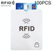 100 Anti Theft Rfid Blocking Passport Sleeves 13.5x10.5cm