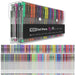100 Gel Pens Colouring Set Glitter Neon Pastel Metallic
