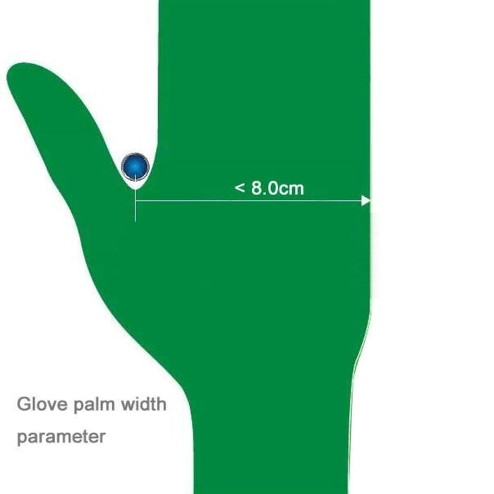 100 Pcs Ammex Durable Disposable Nitrile Rubber Gloves