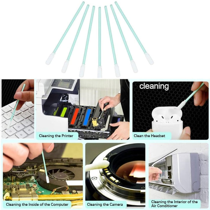 100 Pcs/set Electronic Products Cleaning Swabs Size 70x3mm