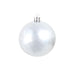 100 Piece Christmas Ball Set 3 4 6 Cm White Grey Xapioi