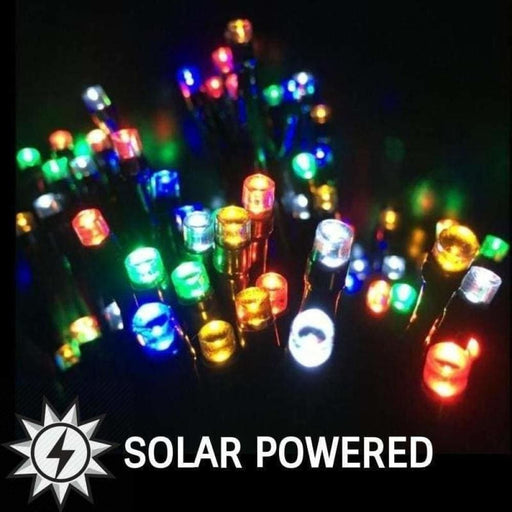 100 Led Solar Fairy Lights | Multicolour 2 Functions
