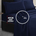 1000 Thread Count Cotton Rich King Bed Sheets 4-piece Set