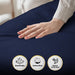 1000 Thread Count Cotton Rich King Bed Sheets 4-piece Set