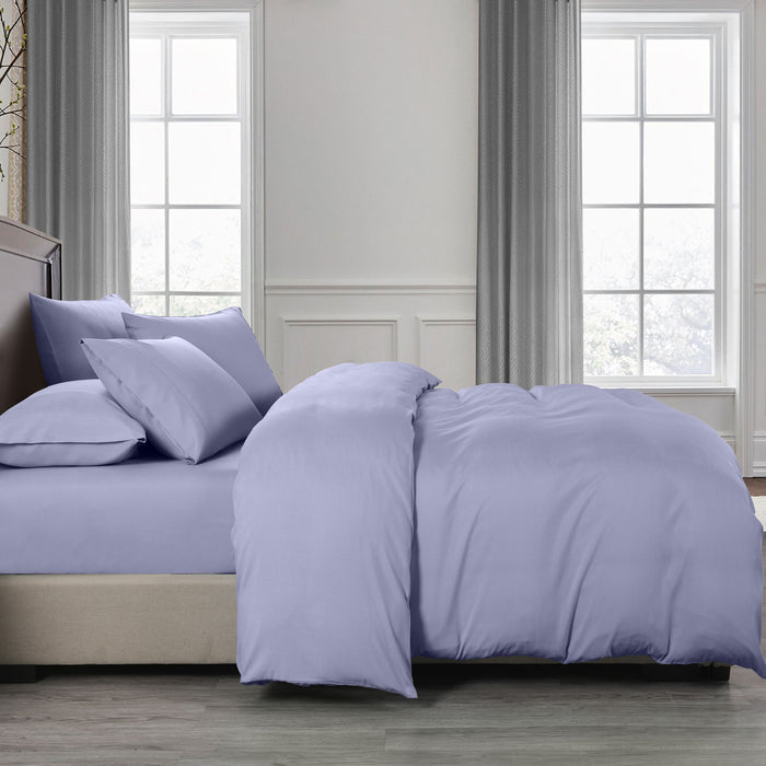 King Size Bamboo Cooling 2000Tc 6 - Piece Combo Set - Lilac Grey