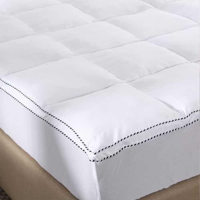 1000gsm Luxury Bamboo Fabric Gusset Mattress Pad Topper