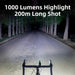 1000l Bike Light with Power Bank and Usb Charging