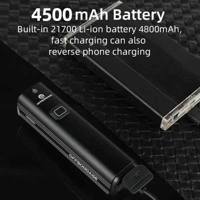 1000l Bike Light with Power Bank and Usb Charging