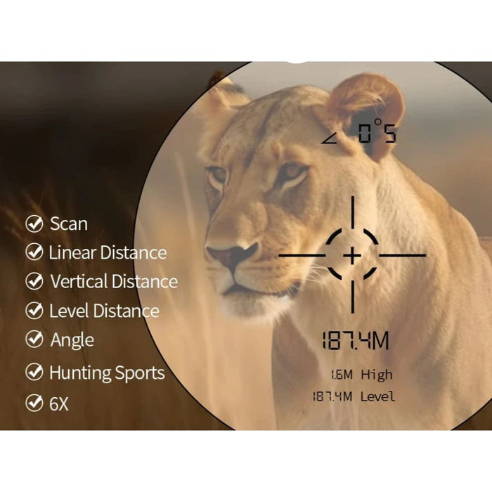 1000m Hunting Laser Rangefinder with Target Acquisition