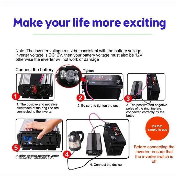 1000w Portable Solar Inverter