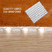 100pcs 8mmx2mm Transparent Silicone Door Handle Sticker