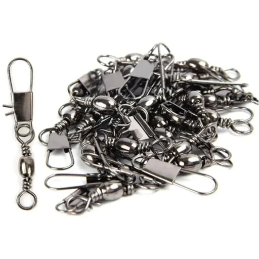 100pcs Pack Swivel Fishing Connector Pin Bearing Rolling