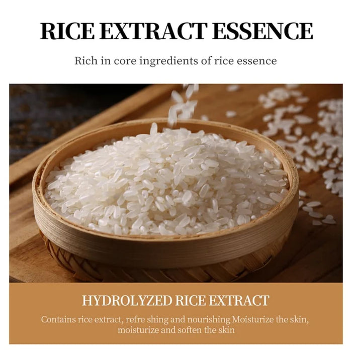 100pcs Rice Raw Pulp Firming Hydrating Moisturizing