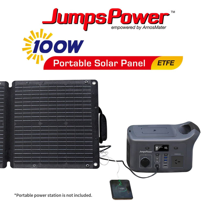 100w Solar Panel Portable Charger Jumpspower Power