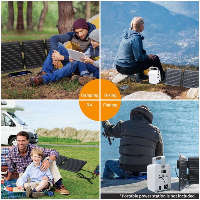 100w Solar Panel Portable Charger Jumpspower Power