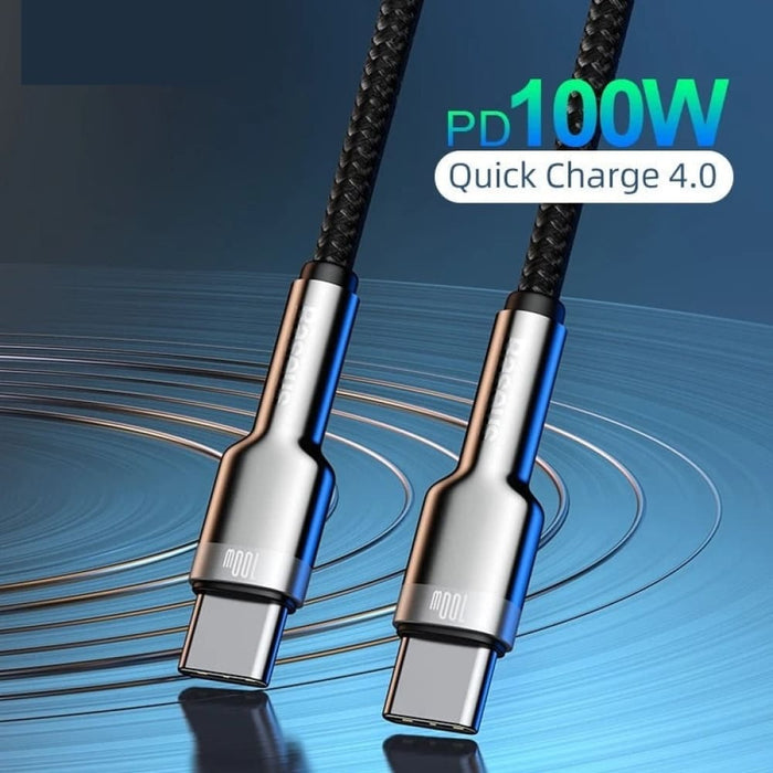 100w Usb c To Type Qc 4.0 Pd Fast Charger Cable For Macbook