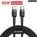 100w Usb c To Type 4.0 Fast Charging Cable For Macbook Pro